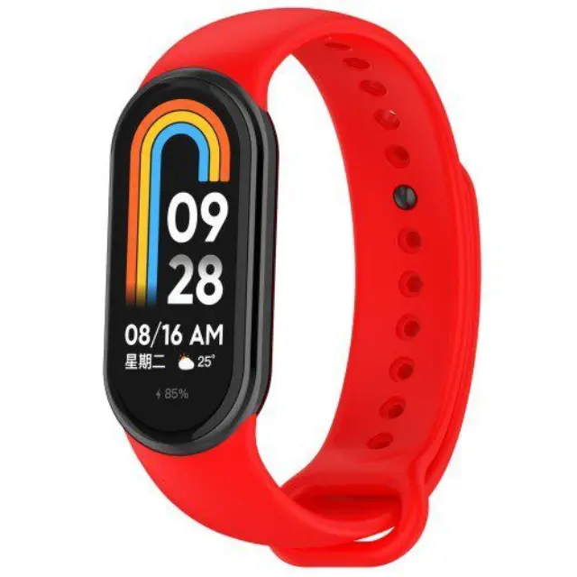Λουράκι Σιλικόνης για Smart Band 8/Smart Band 9/Smart Band 10 - Red OEM