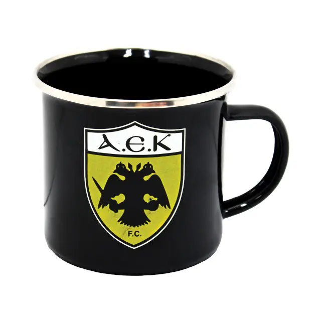 BMU Sports Κούπα Εμαγιέ 350ml / Enamel Mug: ΑΕΚ