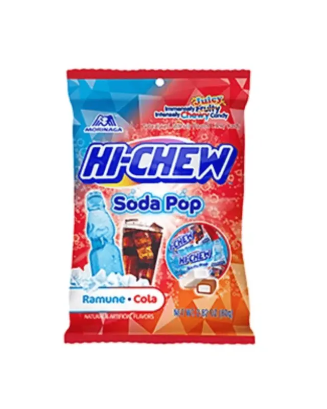 Morinaga Hi-Chew Soda Pop Ramune Cola ΧΓ 85gr (Aνάλωση κατά προτίμηση πριν από 30/08/26)