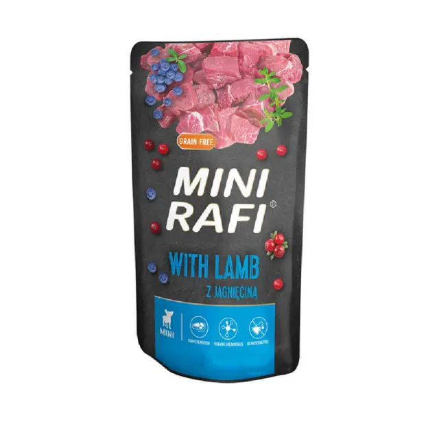 Rafi - Dogfood MINI w/Lamb 150g (61030) - Pet Supplies