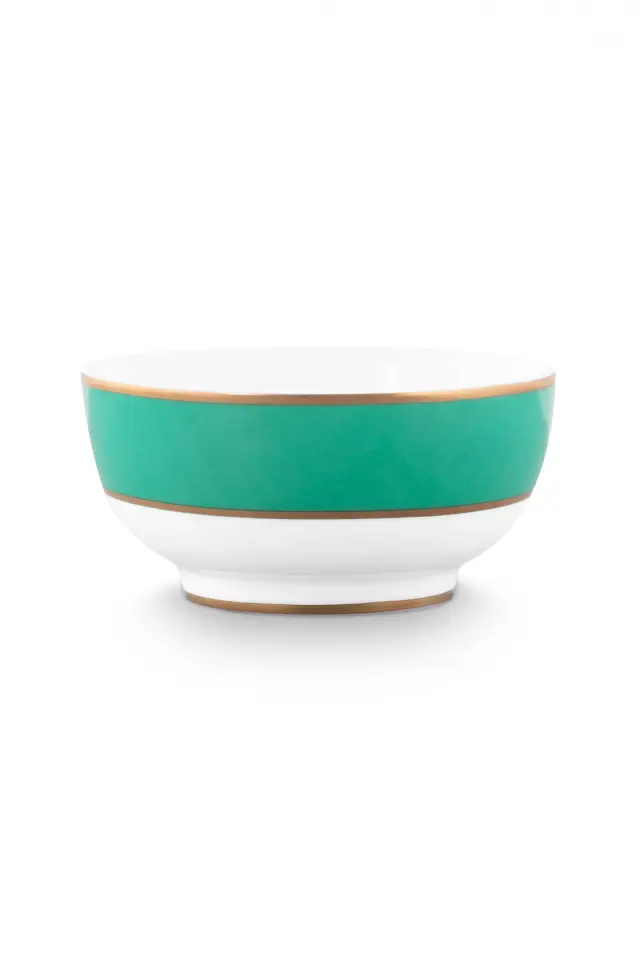 PIP STUDIO ΠΟΡΣΕΛΑΝΙΝΟ ΜΠΩΛ PIP CHIQUE ΠΡΑΣΙΝΟ & ΧΡΥΣΟ 11,5cm - One size