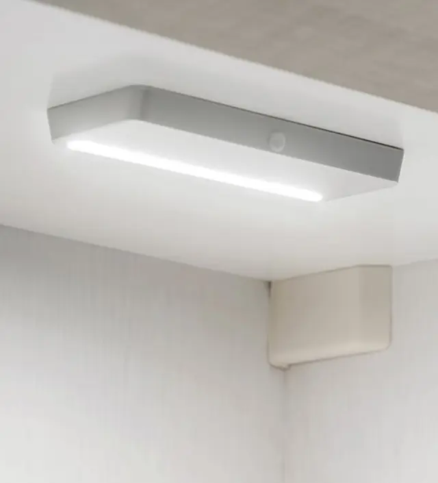 ΦΩΤΙΣΤΙΚΟ EMUCA KRAZ LED ΜΕ ΑΙΣΘΗΤΗΡΑ ΚΙΝΗΣΗΣ ΚΑΙ ΥΠΟΔΟΧΗ USB 4000K ΙΝΟΧ 2