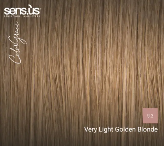 Sensus Color Grace M3K 9.3 Very Light Golden Blonde 100ml - (μόνιμη βαφή πολύ ανοιχτό ξανθό ντορέ) 2