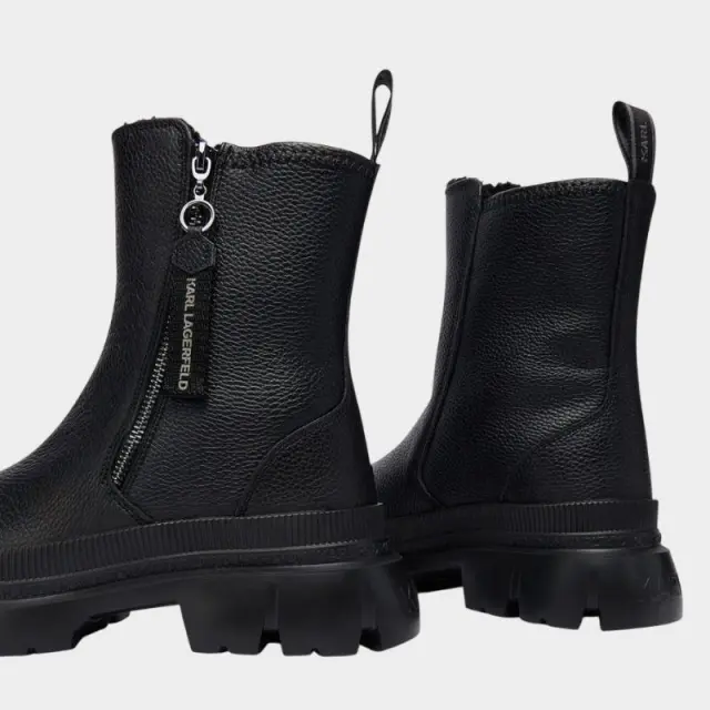 Μποτάκια Karl Lagerfeld KL43566-100 Μαύρο - 38 3