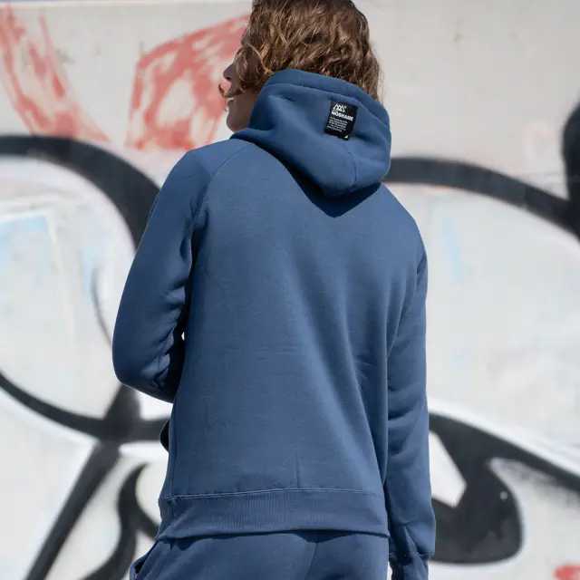 Φούτερ Noshame® Indigo με τύπωμα και κουκουλα - 512419 - S 2