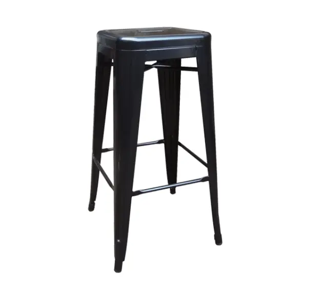 Σκαμπώ Bar RELIX Μέταλλο Μαύρο 43x43 H.67cm