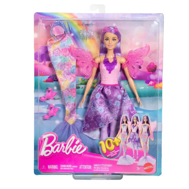 Barbie Fantasy Fashion Set Παραμυθένια Εμφάνιση Κούκλα / JCP74 (Mattel)