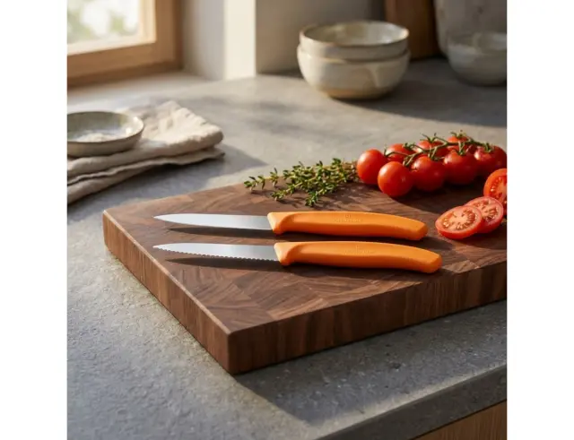 Σετ Μαχαίρια Γενικής Χρήσης Victorinox Swiss Classic με μήκος λεπίδας 8cm - Orange - 2 τεμάχια6.7699.2C1