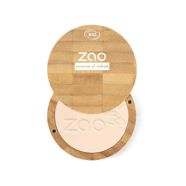 Zao Organic Compact Powder – Βιολογική Ματ Πούδρα Προσώπου - 306 Porcelain