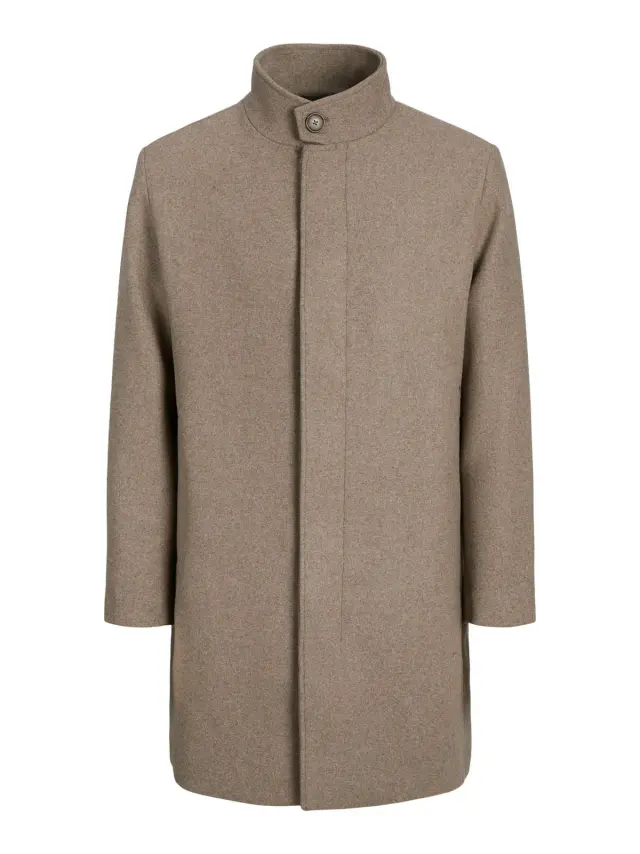 JPRBLAWILSON WOOL COAT SN Greige - XXL