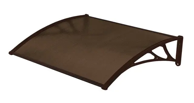 Στέγαστρο Πόρτας & Παραθύρου Καφέ 80x120 cm - H&C