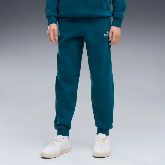 Puma Boy's Essentials 2 Color No1 Logo Fleece Sweatpants Πετρόλ 685824-36 (Puma)