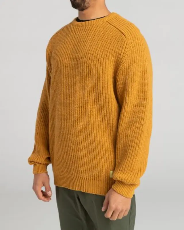 BILLABONG HARBOR RIB CREW ΠΛΕΚΤΟ ΑΝΔΡΙΚΟ GOLD 3
