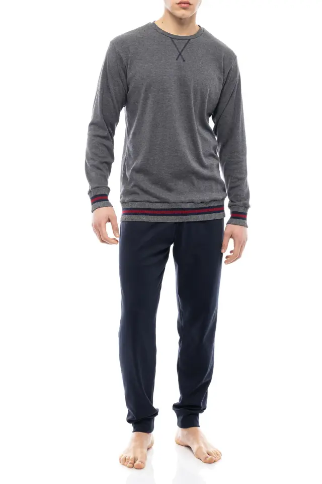 WN-M120 - Grey - PIJAMA T-SHIRT NOS - L