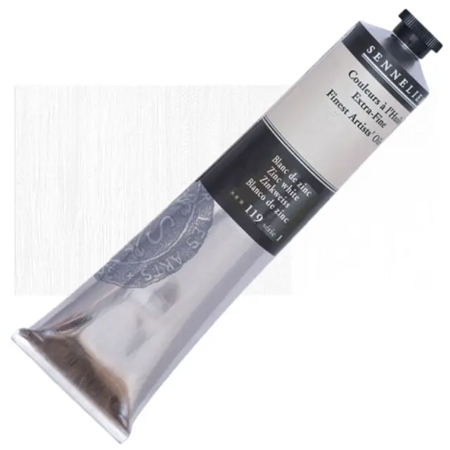 Sennelier Λάδι Finest Artists Oil 119 Zinc White - 200ml