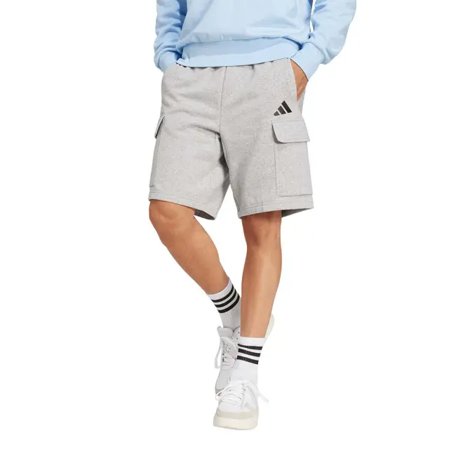 adidas Sportswear Men's Feelcozy Fleece Cargo Shorts Γκρι JE3870 (adidas Sportswear)