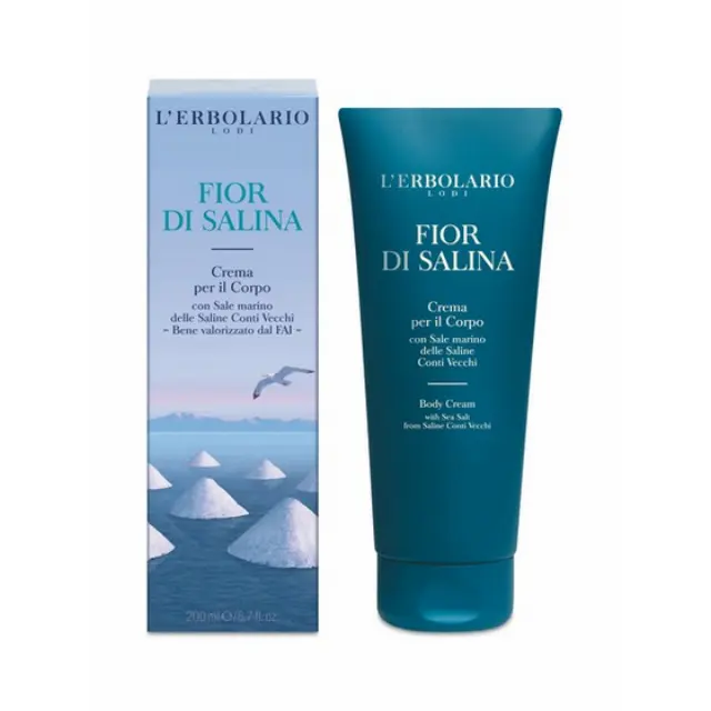 L’Erbolario Fior Di Salina Crema per il Corpo Ενυδατική Κρέμα Σώματος (Λουλούδι της Αλμύρας) 200ml