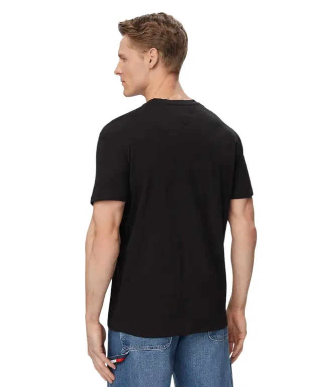 Tommy Hilfiger - Ανδρικό T-shirt Entry Dna Regular Fit DM0DM23406-BDS Μαύρο 2