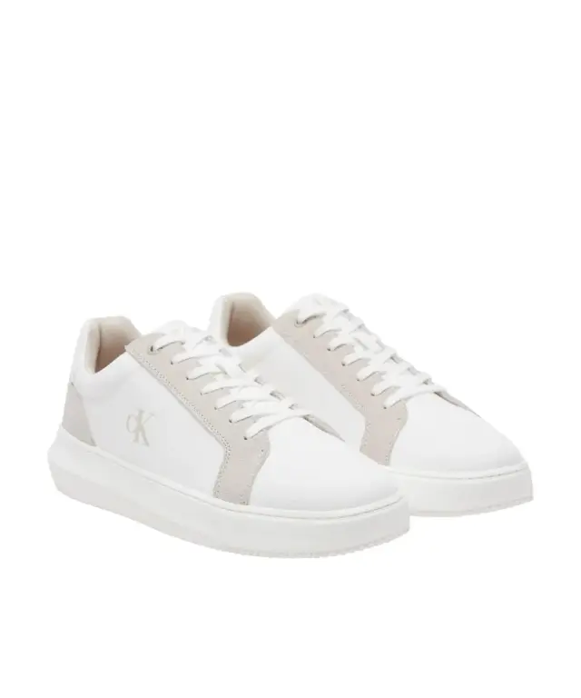Calvin Klein - Ανδρικά Sneakers Chunky Cupsole Mg Canvas YM0YM01219-02S Λευκό 2