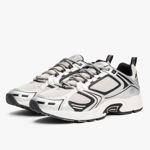 Ανδρικά Sneakers Tommy Hilfiger EM0EM01572 BDS Ασημί Μαύρο Ασημί - 44 2