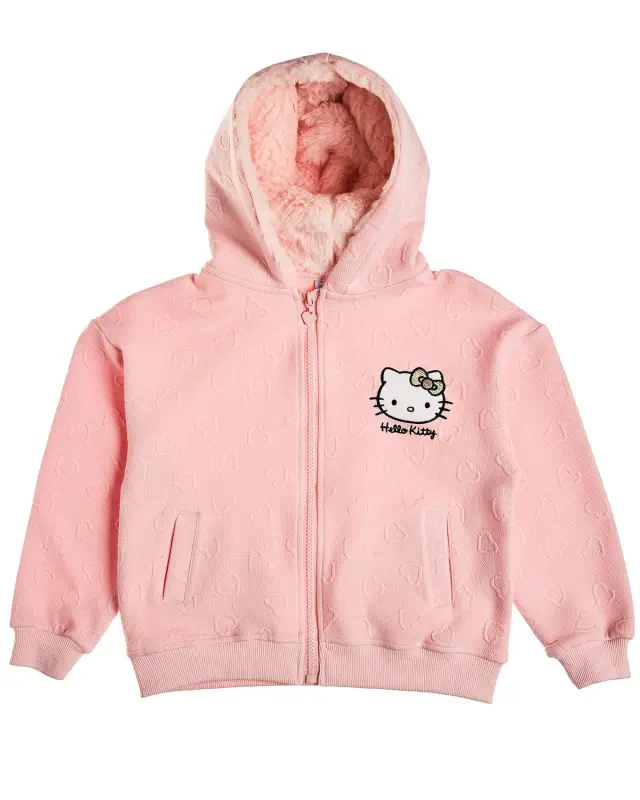 Ζακέτα Hello Kitty με ανάγλυφη υφή