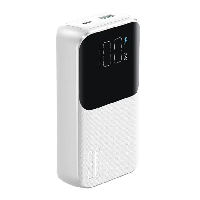Φορτιστής Ανάγκης Joyroom JR-PBC06 30W 10000mAh PD με 2 Ενσωματωμένα Καλώδια Λευκό N67204