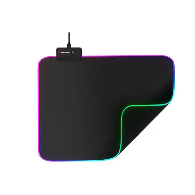 Rampage Mousepad BLITZ RGB LED 252x328mm Black (MP-23)