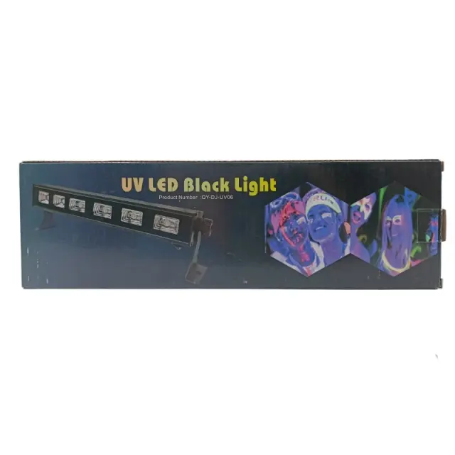 UV LED ΜΠΑΡΑ ΦΩΤΙΣΜΟΥ BLACK LIGHT 6*3W KDB-02346