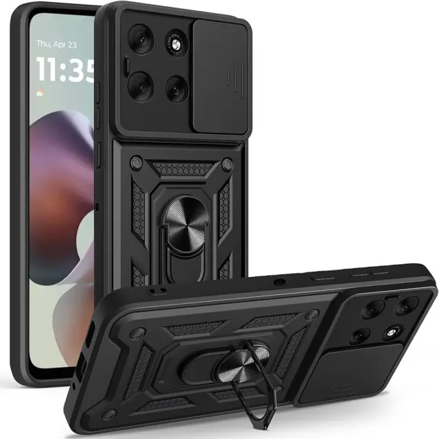 Techsuit® CamShield Series Θήκη για Motorola Moto G56- Black