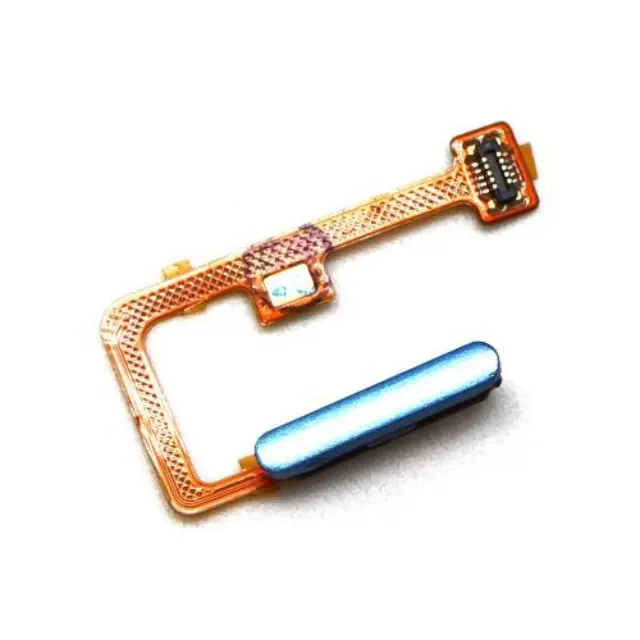 Καλώδιο Πλακέ Πλήκτρου On/Off Xiaomi Mi 11 Lite με Fingerprint Sensor Μπλε (OEM) N59833