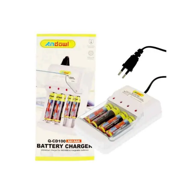 Andowl Φορτιστής μπαταρίας Ni-MH Μεγέθους AA/AAA Q-CD100 - Battery charger 075901