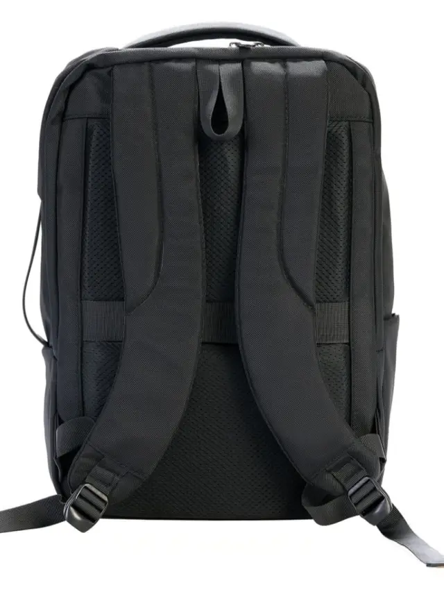 Ανδρικό σακίδιο backpack, Pierre Cardin, αδιάβροχο, μαύρο, ALAN05 4456 3