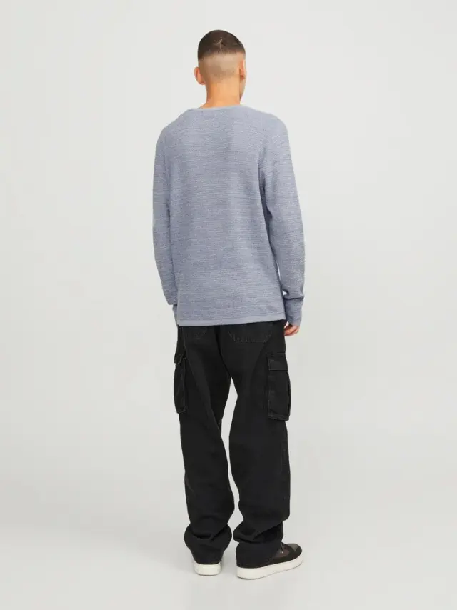 JJEGREG KNIT CREW NECK SN pacific coast 2
