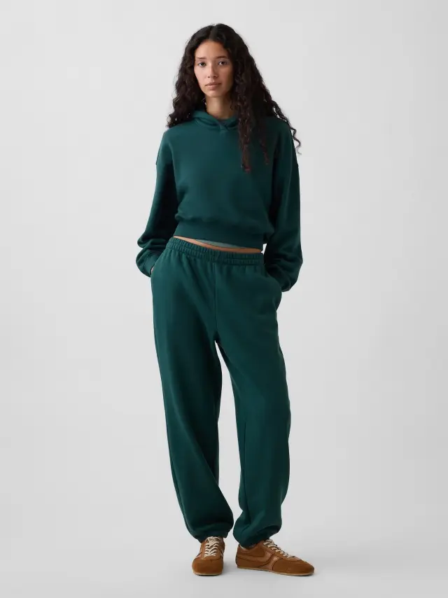 Γυναικείο Παντελόνι Φόρμας Jogger VintageSoft Χαλαρής Γραμμής Dark green