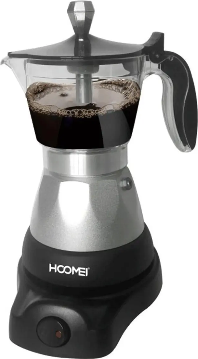 Hoomei HM-5710 Ηλεκτρικό Μπρίκι Espresso 3cups 400W Μαύρο
