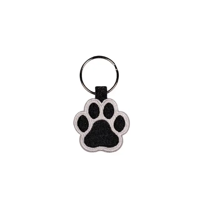 ActionLab Κεντητό Μπρελόκ Animal Paw White Μονόχρωμο 2