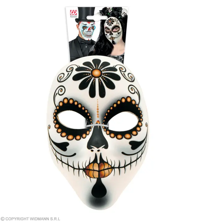 Αποκριάτικο Αξεσουάρ Μάσκα Dia de Los Muertos (Widmann) (W-05203) 3