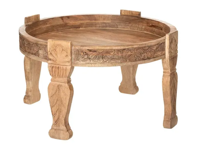 Τραπεζάκι Gypsy Atmosphera με διαστάσεις 74x43.5cm - Ξύλο Mango - Aπόχρωση ξύλου 166734 3