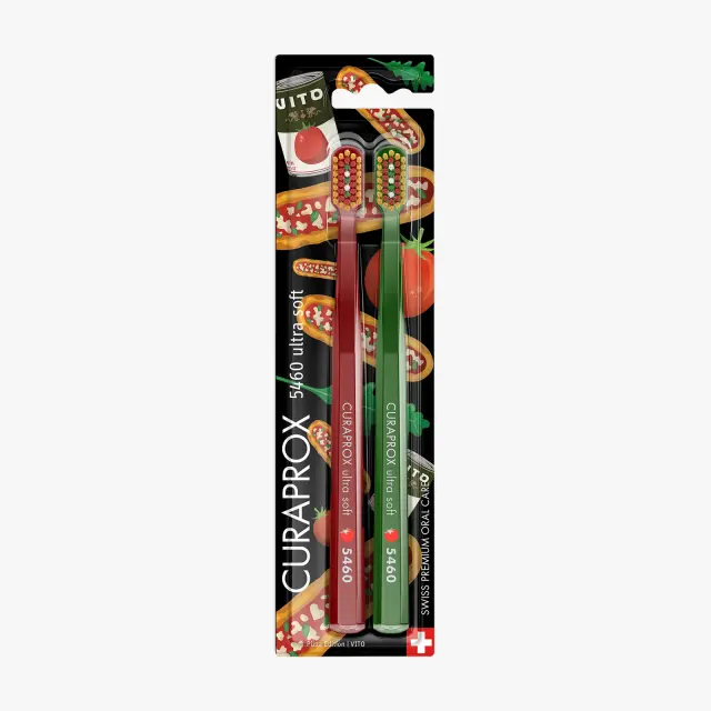 Curaprox CS 5460 Ultra Soft Pizza Edition – Οδοντόβουρτσα με 5.460 Τρίχες Curen
