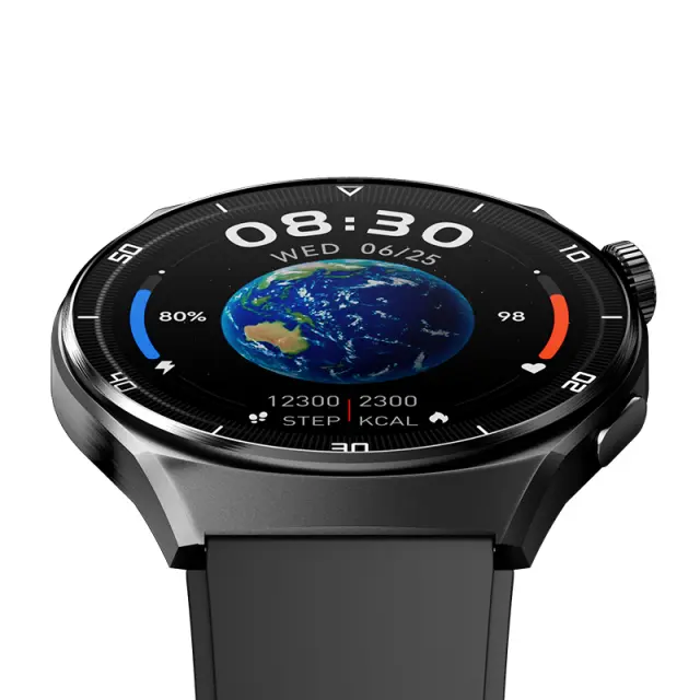 QCY WATCH GT2 S3 BLACK – 1,43″ HD AMOLED TOUCH 466×466 60HZ ALWAYS ON CALL BT SMART WATCH IPX8 14DAY 3