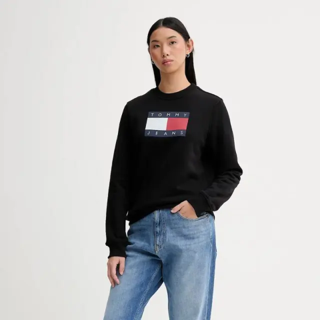 Πουλόβερ Tommy Hilfiger DW0DW22564_NEBDS Μαύρο - XS 2