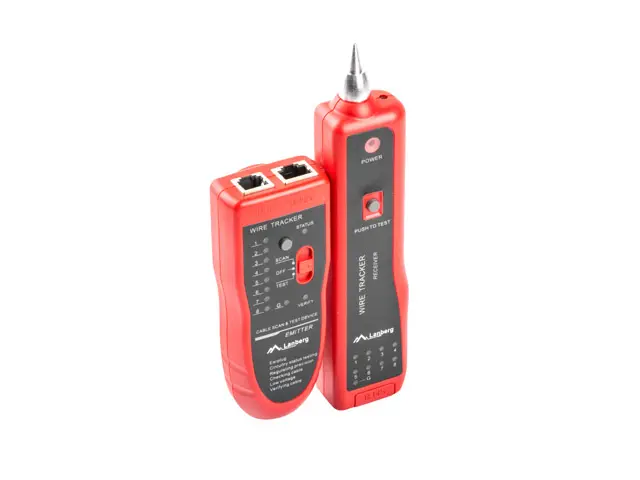 Lanberg Network LAN Tester RJ45 / RJ12 / RJ11 / COAXIAL Cable with Wire Tracker & Identifier (NT-0501)