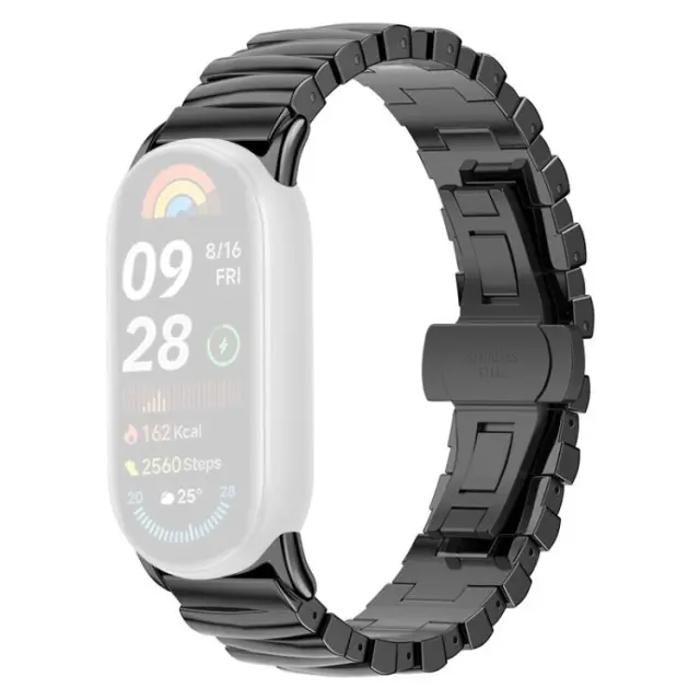 Μπρασελές για Xiaomi Smart Band 8/9/10-Black OEM 2