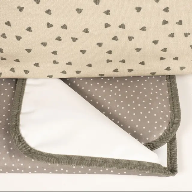 Τσάντα Αλλαξιέρα Poppy Olive Hearts 3