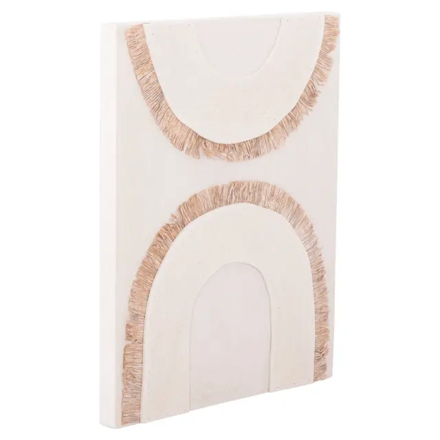 ΠΙΝΑΚΑΣ ΟΡΘΟΓΩΝΙΟΣ ΣΕΙΡΑ SANTORINI HM4535 MDF ΥΠΟΛΕΥΚΟ ΧΡΩΜΑ-ΔΙΑΚΟΣΜΗΣΗ ΜΠΕΖ 48x4,5(πάχος)x60Υεκ. - Single Size 3