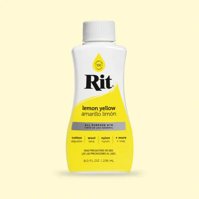 RIT DYE Liquid All-Purpose Βαφή Υφασμάτων – Lemon Yellow 236ml 2