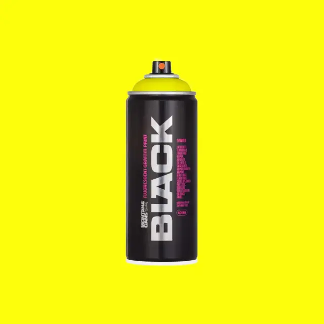 Montana Black Infra Spray Paint 400ml IN1000-Yellow