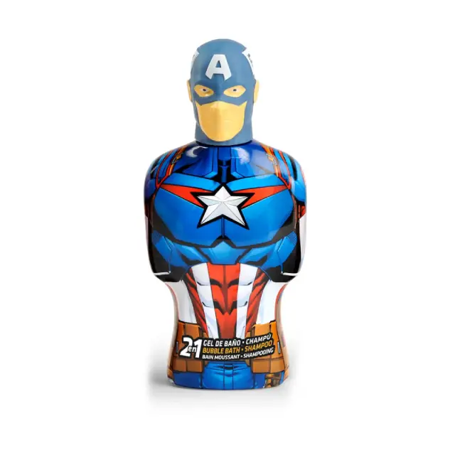 Lorenay Captain America Bubble Bath Shampoo 2 σε 1 350ml by Folia Cosmetics 350ml