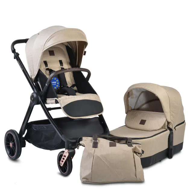 CANGAROO - Baby stroller Macan beige - 3800146235284