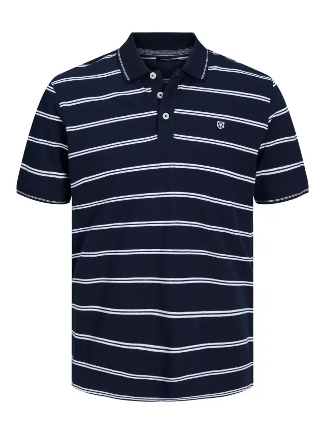 JPRBLUWIN LIGHT STRIPE SS POLO Salute